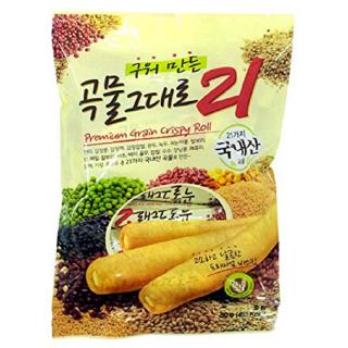 Bánh cuộn giòn cao cấp 21 vị ngũ cốc nhân phomai HÀN QUỐC 80G