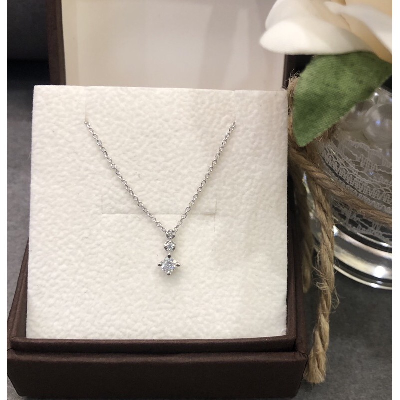 Dây chuyền bạc nữ 1 dải đá cz ESTELLE