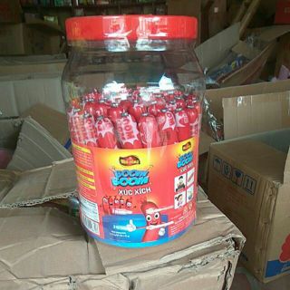 xúc xích boom boom (50 cây 1 hũ, 1 cây 23gr)