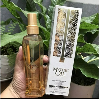 Tinh dầu nuôi dưỡng mềm mượt phục hồi tóc và chống xơ rối mythic oil loreal 125ml