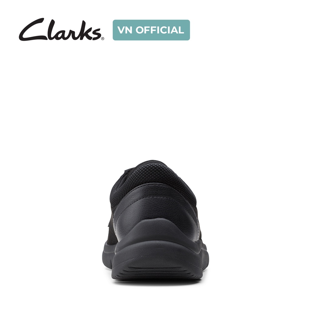 Giày Sneaker Nam CLARKS Tunsil Tye màu Đen