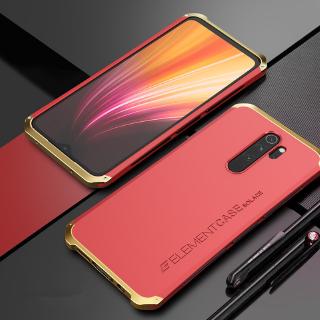 Ốp Điện Thoại Cứng Mặt Nhám Viền Nhôm Magie Chống Sốc Bảo Vệ Toàn Diện Cho Xiaomi Redmi Note 8 / Pro