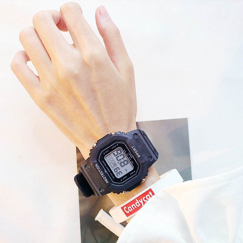 Đồng Hồ Nam Nữ PROTECTION SPORT Mặt Vuông Thể Thao Cực Hot | BigBuy360 - bigbuy360.vn