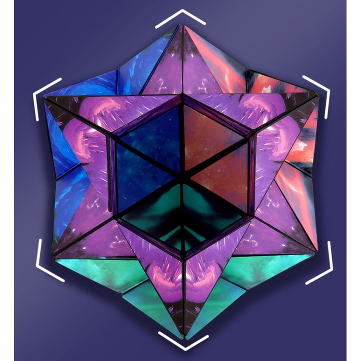Rubik từ tính nam châm 3D Magnetic Magic Cube 72 hình biến thể màu sắc đa dạng Đồ chơi xếp hình thông minh BeThongMinh