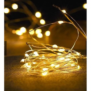 Dây đèn đom đóm chạy pin trang trí Giáng sinh, phòng ngủ Stella Party