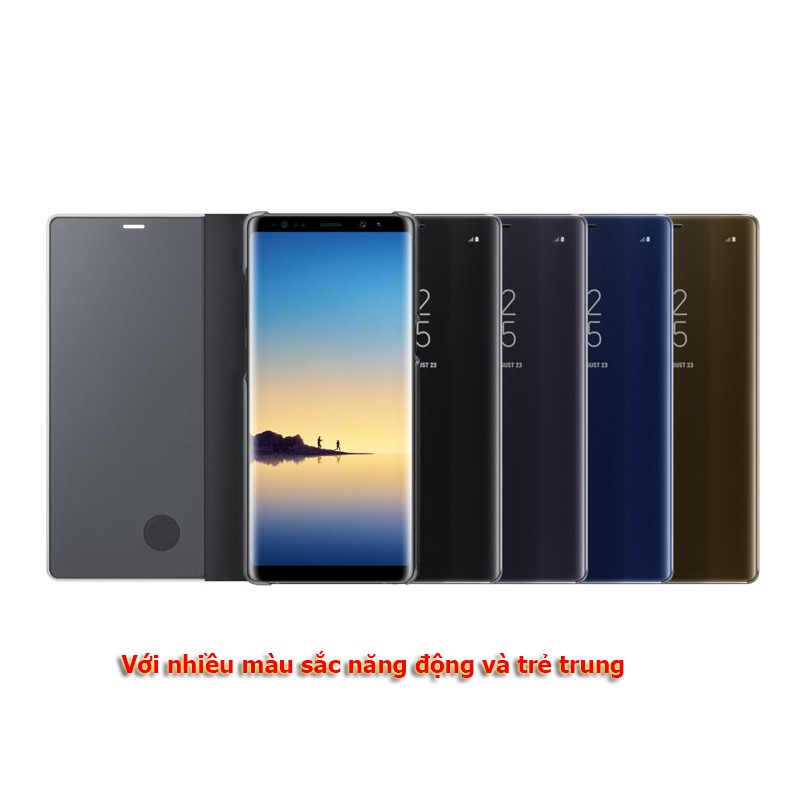 Bao da clear view samsung Note 8