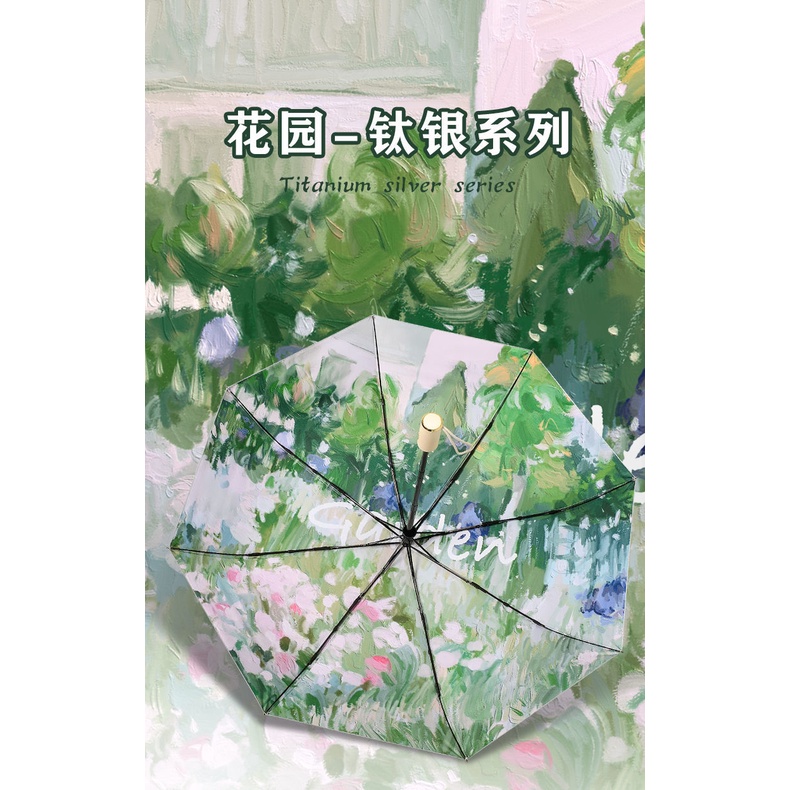 Dù Che Nắng 50% Bằng Titan Siêu Nhẹ Chống Tia Cực Tím