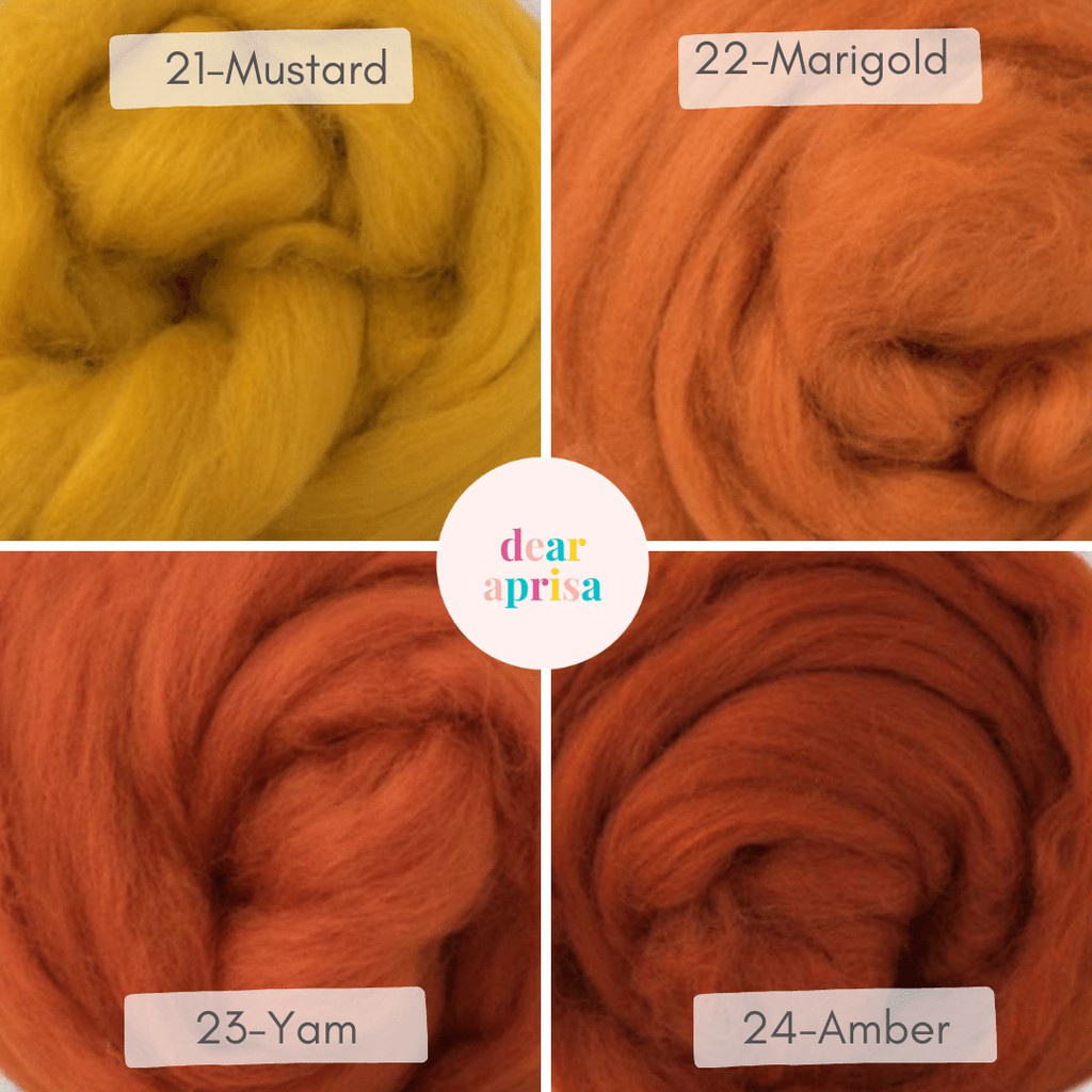 Cuộn Len Sợi Siêu Mịn Nhập Khẩu Merino Roving Mới 02