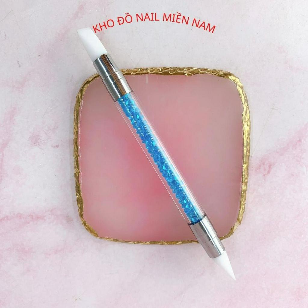 Bút Silicon Hai Đầu Miết Sticker Làm Hoa Nặn Gel Nail Đa Năng
