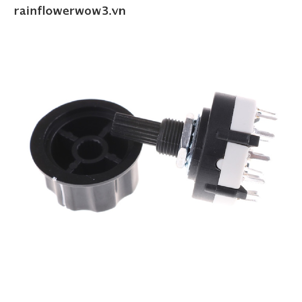 Công Tắc Xoay 2 Chấu 1 RS26 Kèm Vít Chuyên Dụng