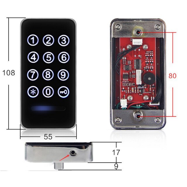 Khóa Tủ mật mã thẻ từ. 301