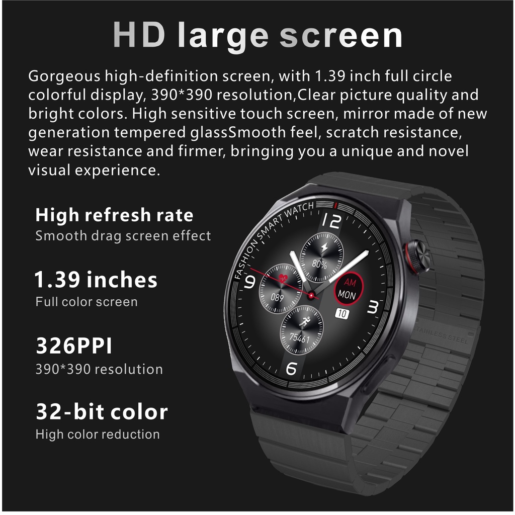 Đồng Hồ Thông Minh Huawei same 1: 1 2022 Màn Hình 1.39 inch Có Chức Năng Gọi Điện Thoại Siêu Dài PK X5 PRO X3