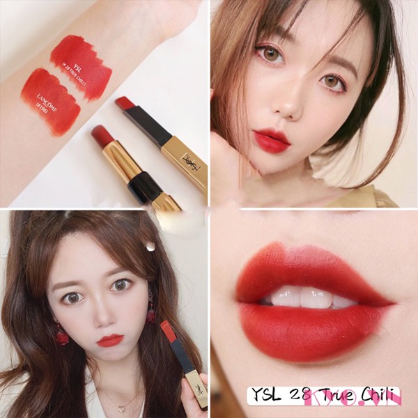 Son môi, chất son lì cho phái đẹp, Son môi YSL The Slim 1g chất son lì mịn, mềm mượt, giúp môi lên màu tươi tắn | BigBuy360 - bigbuy360.vn