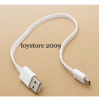 Cáp sạc dẹt dài 20 cm cho các loại máy dùng cổng sạc micro cho cả sạc dự phòng