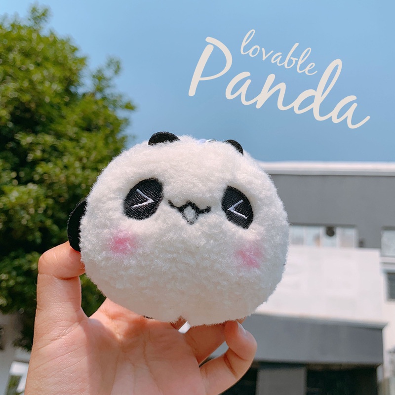 Móc khóa thú bông Panda Dun Dun gấu trúc dễ thương 2 biểu cảm kích thước 5cm NEOCI