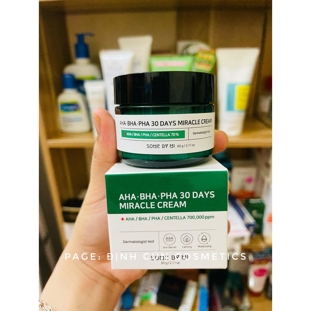 Kem Dưỡng Giảm Mụn Some By Mi AHA-BHA-PHA 30 Days Miracle Cream 50m