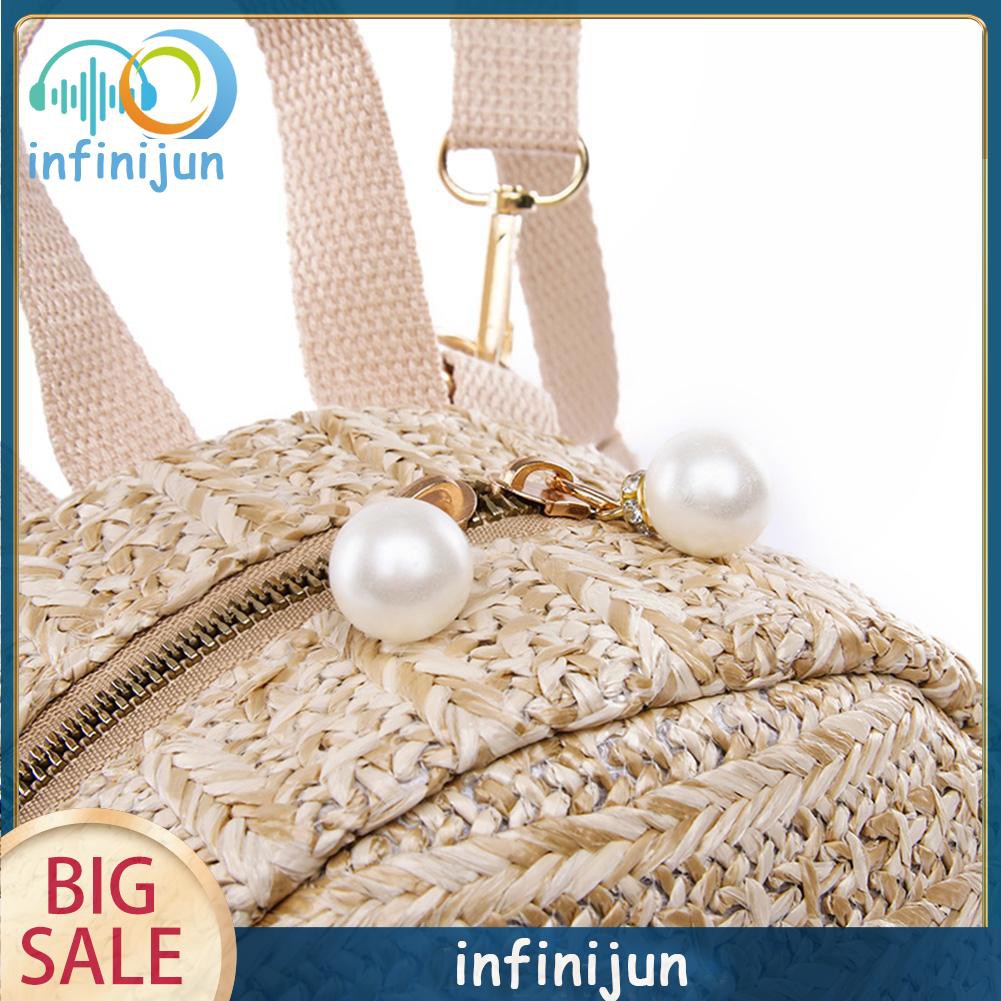 Ba Lô Đan Lát Mini Xinh Xắn Cho Nữ