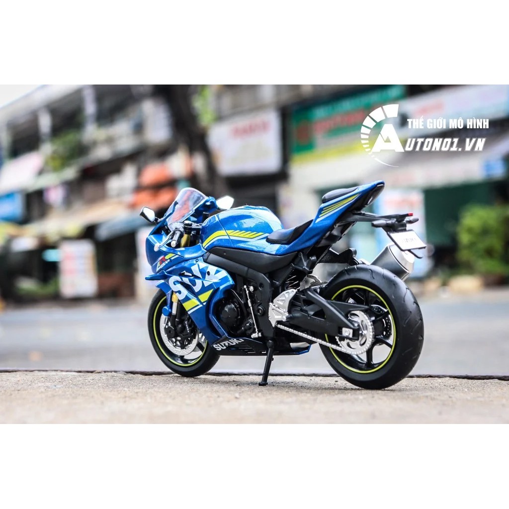 MÔ HÌNH XE SUZUKI GSX-R1000 BLUE 1:12 MSZ 7207