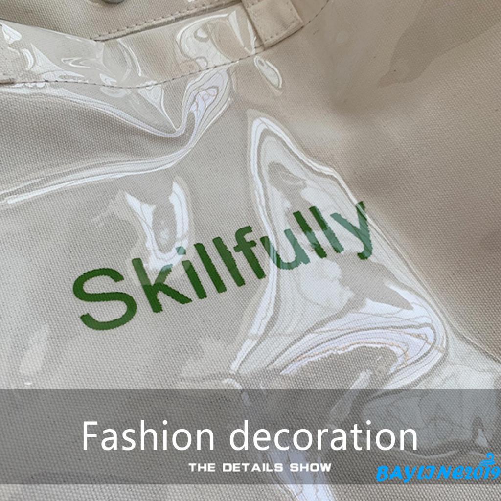 Túi Xách Canvas Cỡ Lớn In Chữ Thời Trang Cho Nữ