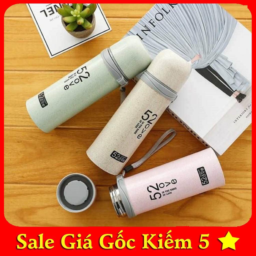 [SALE GỐC] BÌNH NƯỚC GIỮ NHIỆT LÀM TỪ LÚA MẠCH ( AN TOÀN CHO SỨC KHỎE )