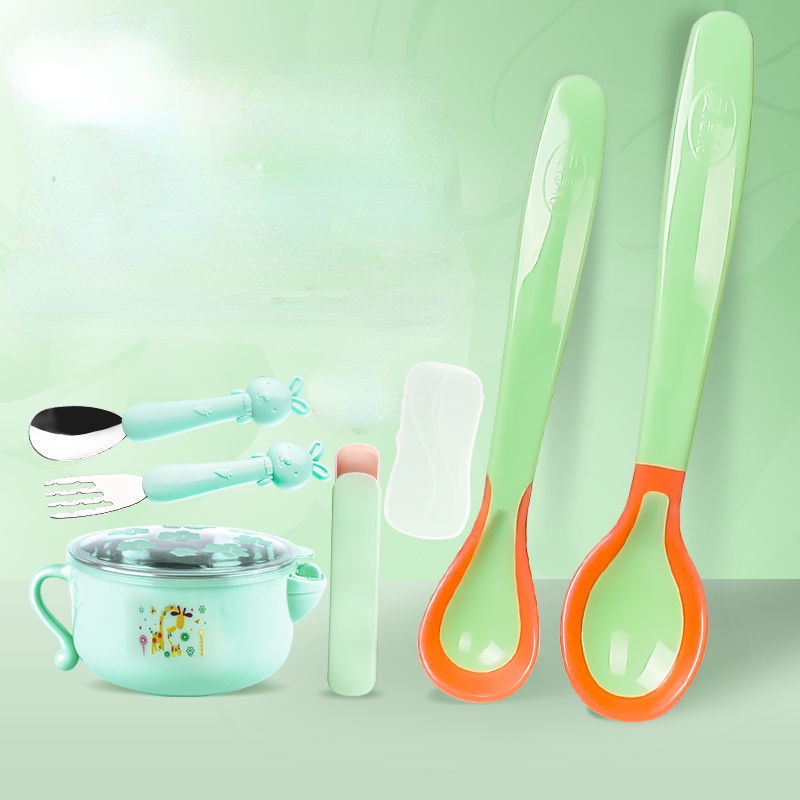 Muỗng Silicon Thay Đổi Màu Sắc Theo Nhiệt Độ Cho Bé