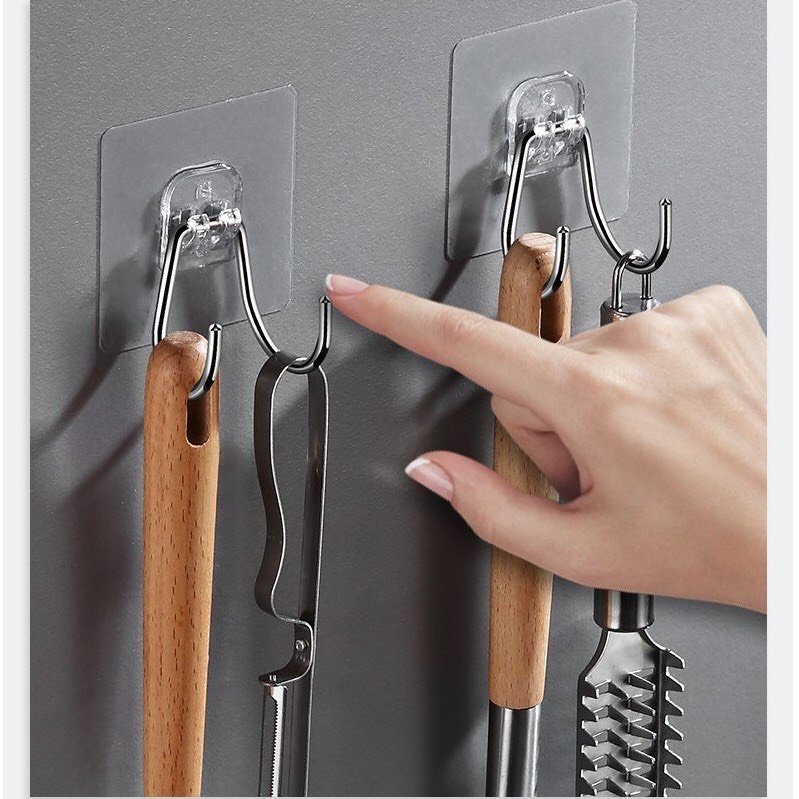 Móc treo muôi vá dán tường nhà bếp đa năng PiHouse
