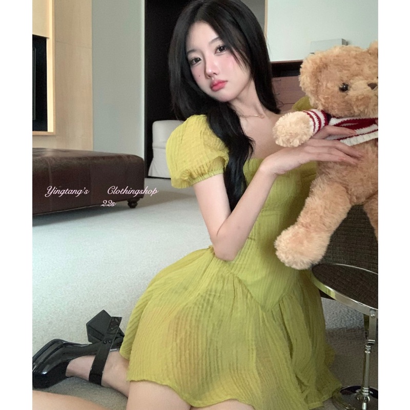 Đầm Tay Ngắn Thiết Kế Hợp Thời Trang Cho Nữ