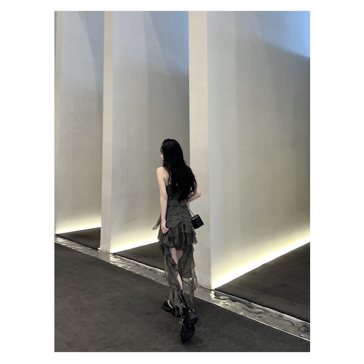 Miss spicy custom heavy industry super fairy small style suspender dress hot girl spring dress pure fairy dress R0FC