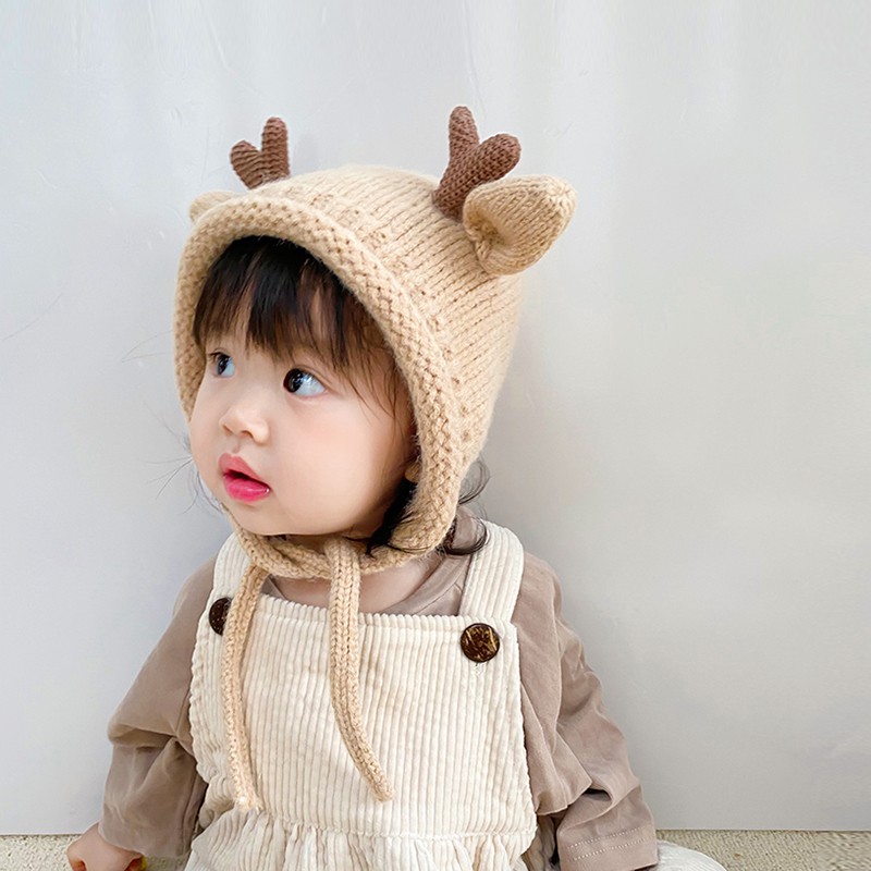 Mũ Lông Giữ Ấm Tai Siêu Dễ Thương Cho Bé Gái