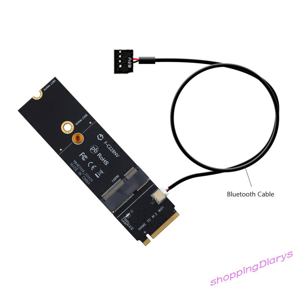 Thẻ Wifi Bluetooth M.2 M Key To M2 A + E Cho Ax200 9260ac | BigBuy360 - bigbuy360.vn