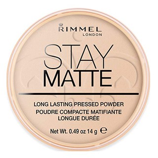 Phấn phủ kiềm dầu Rimmel London Stay Matte Powder Poudre #003 Peach Glow
