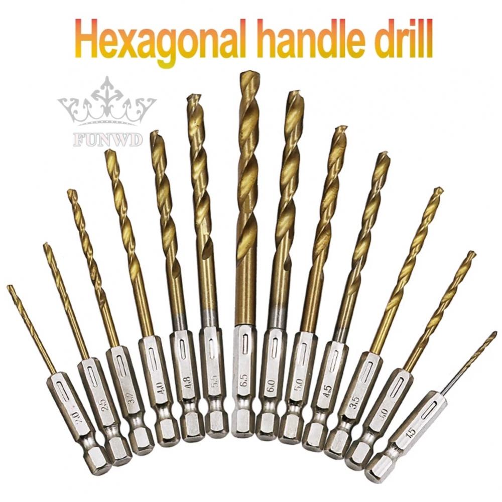 【FUNWD】Drill Bit 4.5mm/0.18&quot; 2.0mm/0.08&quot; 2.5mm/0.10&quot; 3.0mm/0.12&quot; 3.2mm/0.13&quot;