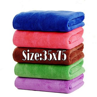 Khăn lau xe loại dầy siêu thấm hút kích thước 35x75cm và 25x50cm, lau vật dụng trong gia đình không để lại vệt.