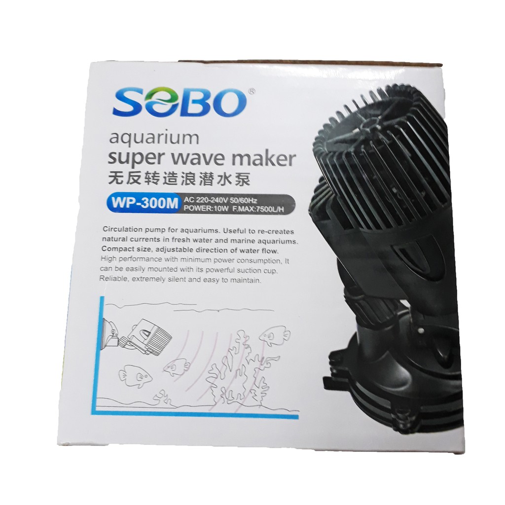 Máy Tạo Dòng Nước 300M Sobo Wave Maker Hồ Cá - Máy Đảo Nước Tạo Sóng Bể Cá [300M]