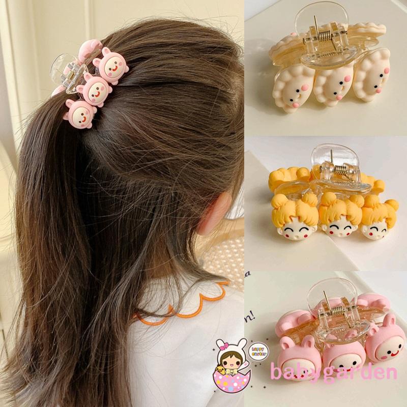 Kẹp tóc mini bằng nhựa họa tiết hoạt hình dễ thương cho bé gái