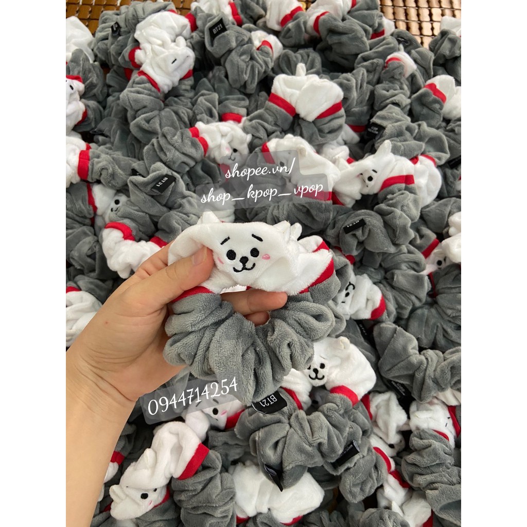 [Ảnh thật] Scrunchies BT21 Dây cột tóc, buộc tóc BT21 dễ thương chất lượng