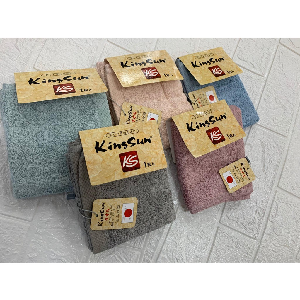 Khăn mặt xuất Nhật KINGSUN Chất Liệu Loại 1