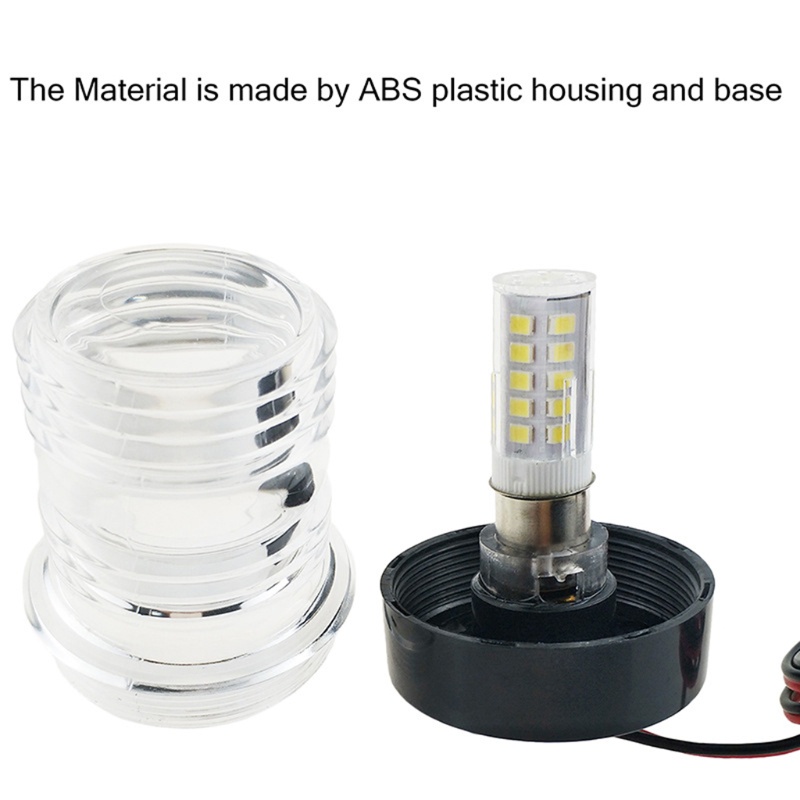 Bảng Đèn LED Cảnh Báo 12V 24V Ánh Sáng Trắng Dành Cho Tàu Thuyền
