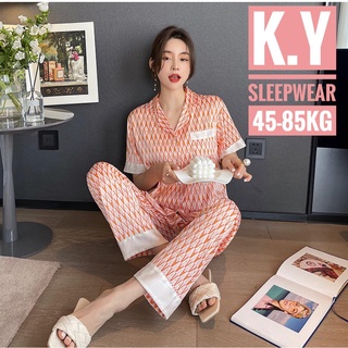 Đồ bộ lụa satin mặc nhà pijama  45-85kg