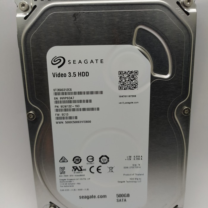 Ổ Cứng Mỏng Seagate 500 Gb Sata 3 '5 Inch Cho Máy Tính Bàn
