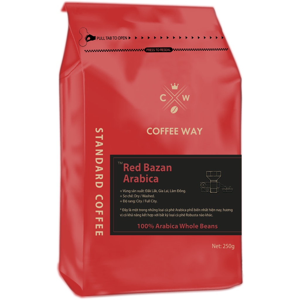 Cà phê Arabica Đất Đỏ Bazan - Coffee Way - Red Bazan Arabica