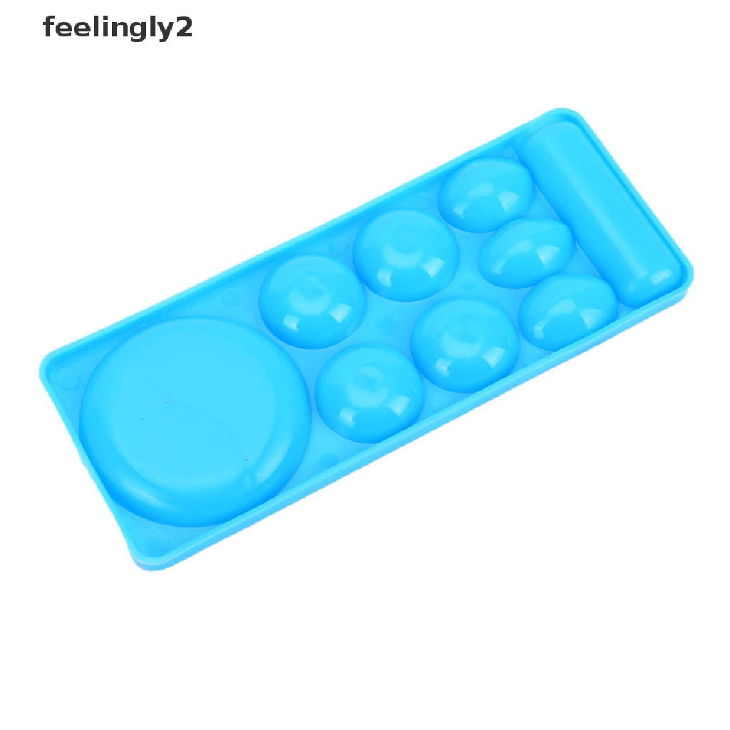 [Hàng mới về] Bảng pha màu sơn móng tay nghệ thuật có ngăn chứa cọ