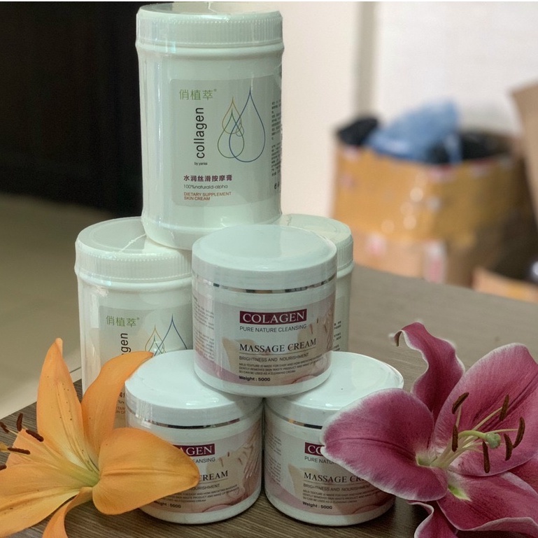 Kem Massage Colagen, Kem Massage Mặt Chính Hãng Cho Spa Thẩm Mỹ Viện,