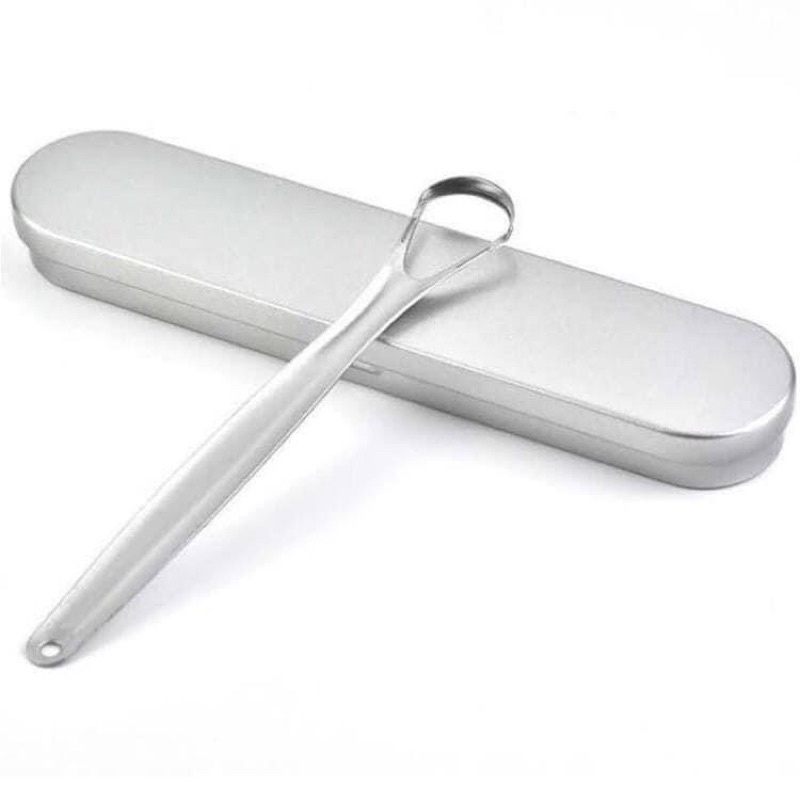 Dụng cụ cạo lưỡi bằng inox không rỉ an toàn vệ sinh