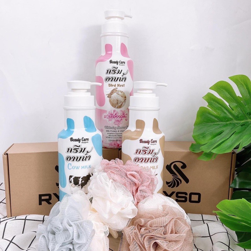 Sữa tắm bò dê beauty care bangkok Thái Lan chai 700ml