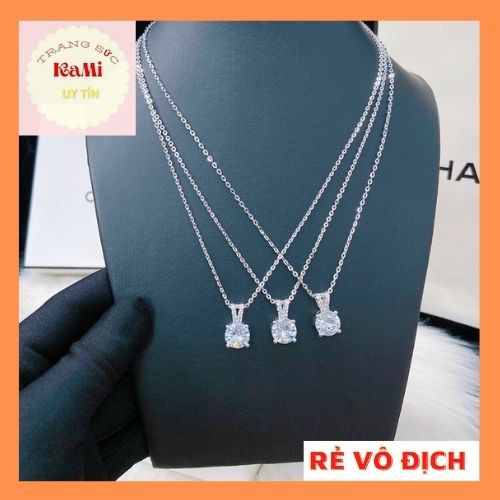 dây chuyền nữ 💎𝑭𝑹𝑬𝑬𝑺𝑯𝑰𝑷 💎Dây chuyền mặt đá sáng