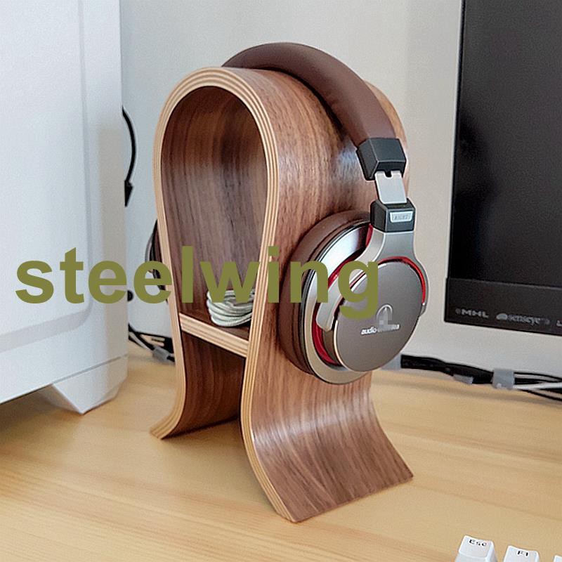 Giá Đỡ Tai Nghe Đứng Bằng Gỗ Óc Chó | BigBuy360 - bigbuy360.vn