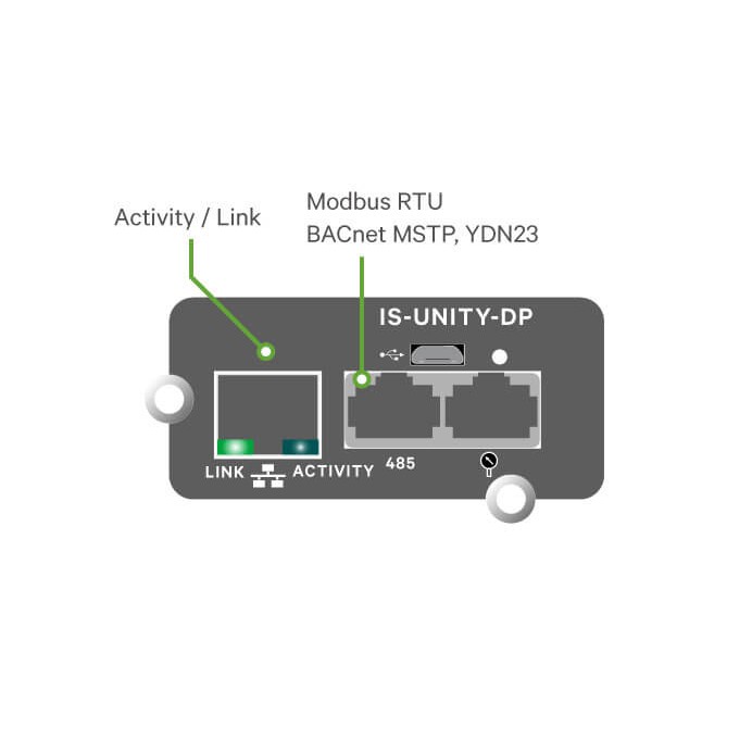 Phụ Kiện Card UPS Emerson/Vertiv Liebert IS Thẻ Quản Lý SNMP - IS-UNITY-DP