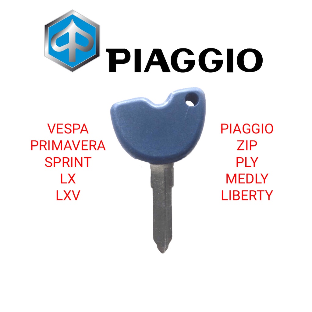Bao da bọc chìa khóa xe máy Piaggio ZIP FLY Medley Libery Vespa Primavea Sprint LX LVX khâu tay móc tròn VE