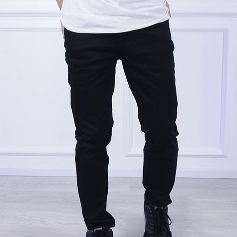 Quần Jean Nam Đen Rách Gối Cao Cấp Không Ra Màu Chất Bò Dày Co Giãn Tốt Form Slimfit _DJ10201 | BigBuy360 - bigbuy360.vn